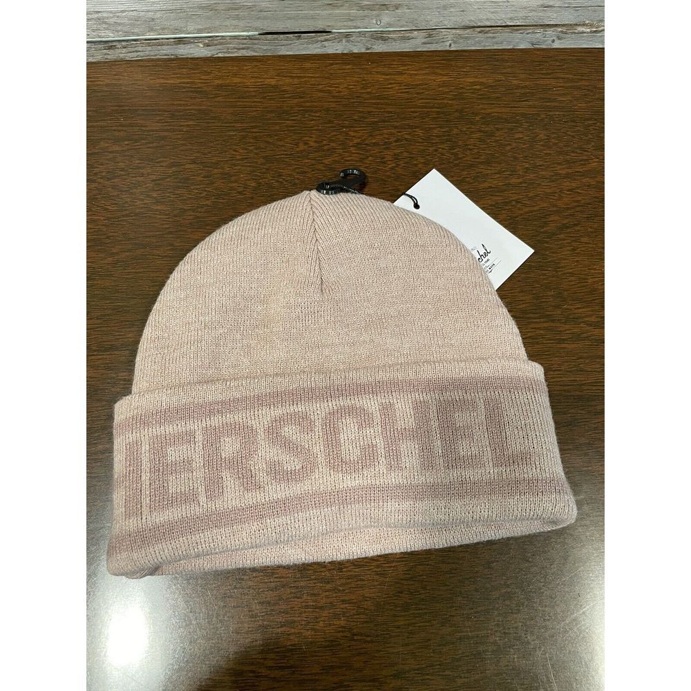Herschel Elmer Beanie Hat Heather‎ Pink NWT Cuff Winter OSFM
